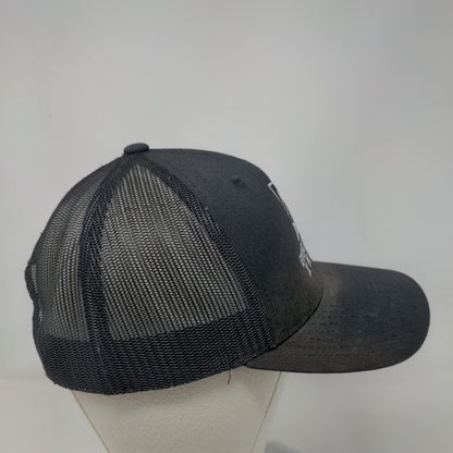 Everlasting Image Snapback Mesh Back Trucker Hat Black One Size Yupoong