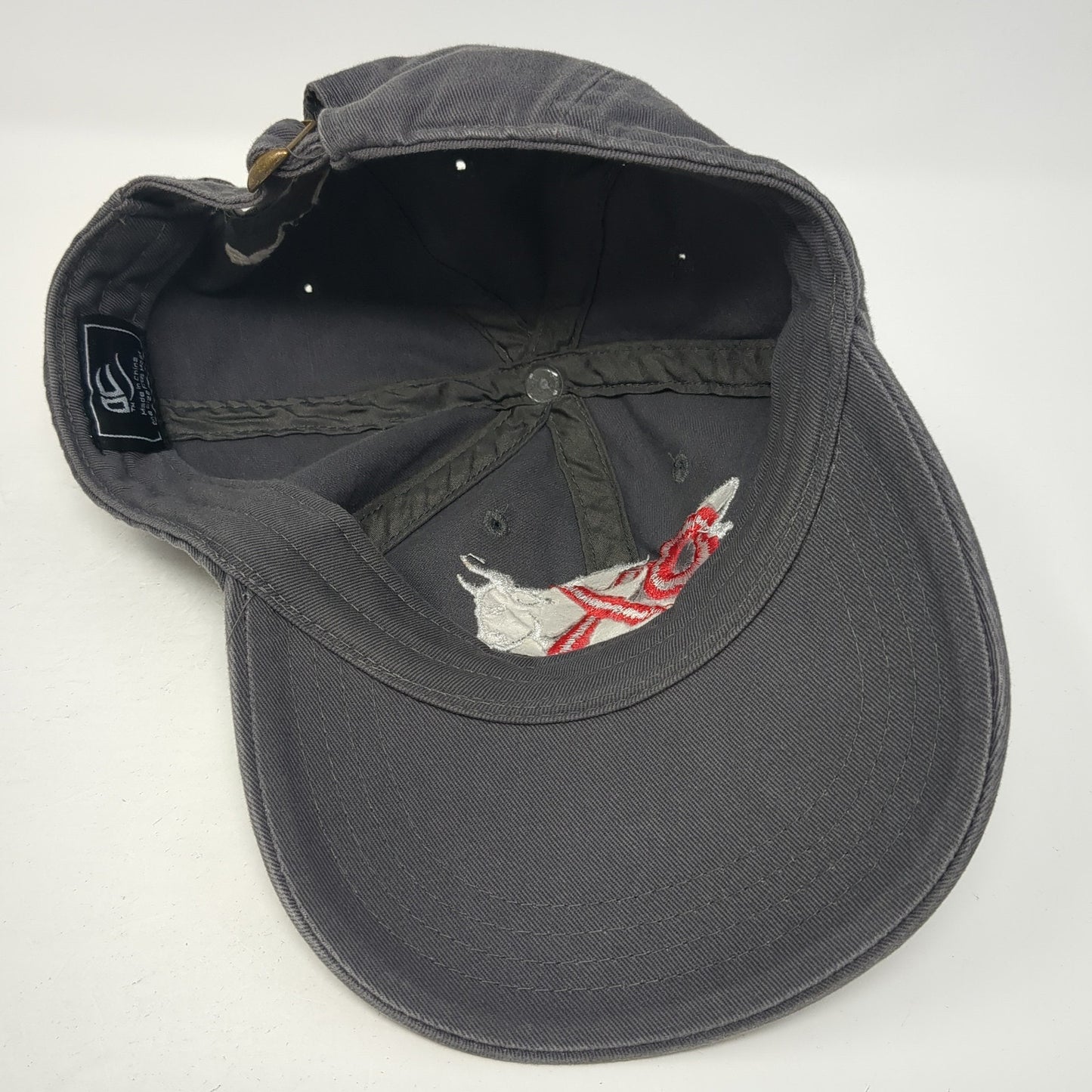 Ox Industries Engineered Products Slideback Hat Gray One Size Build Strong
