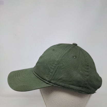 Unbranded Strapback Hat Green Sea Turtle OSFM Adjustable Solid Blank