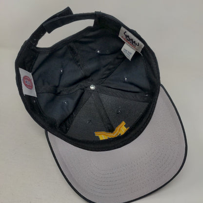 Michigan Wolverines Strapback Hat Blue OSFA Embroidered Logo NCAA Fan Favorite