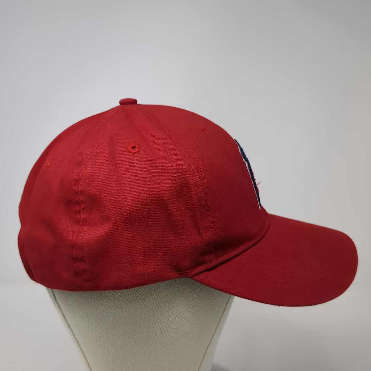 OC Sports Los Angeles Angels Baseball Cap Red One Size Strapback MLB Logo Hat