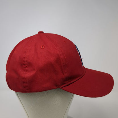 OC Sports Los Angeles Angels Baseball Cap Red One Size Strapback MLB Logo Hat