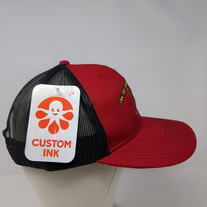 Holland Fam-Jam Sonoma County Snapback Trucker Hat Red OSFA Mesh Back