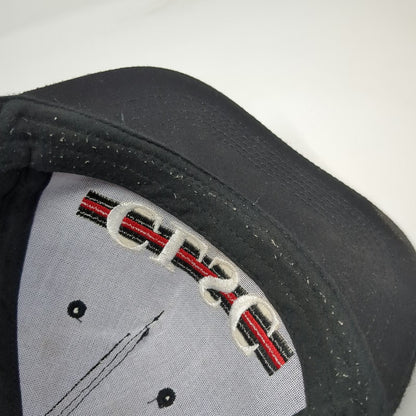 CLSC Trucker Black Hat One Size Snapback Flat Brim Embroidered Logo Streetwear