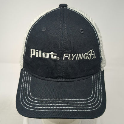 Bacon Pilot Flying J Baseball Cap Black OSFM Mesh Back Trucker Hat Embroidered