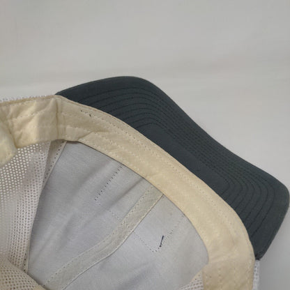 B&B Patch Snapback Mesh Back Trucker Hat Gray One Size Colorblock