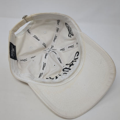 Titleist Regatta Bay Slideback Golf Hat White OS Adjustable Embroidered 6 Panel