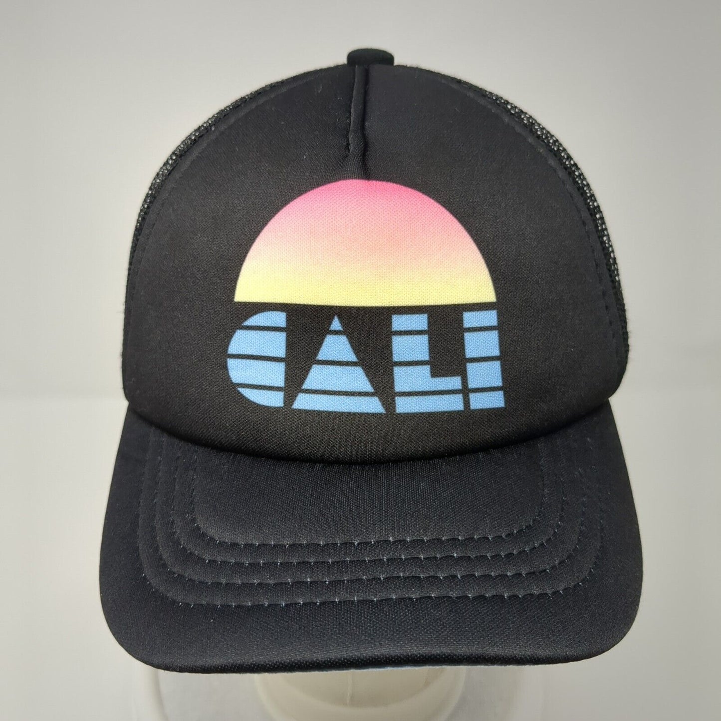 Cali Snapback Trucker Hat Black One Size Mesh Back Old Navy Adjustable