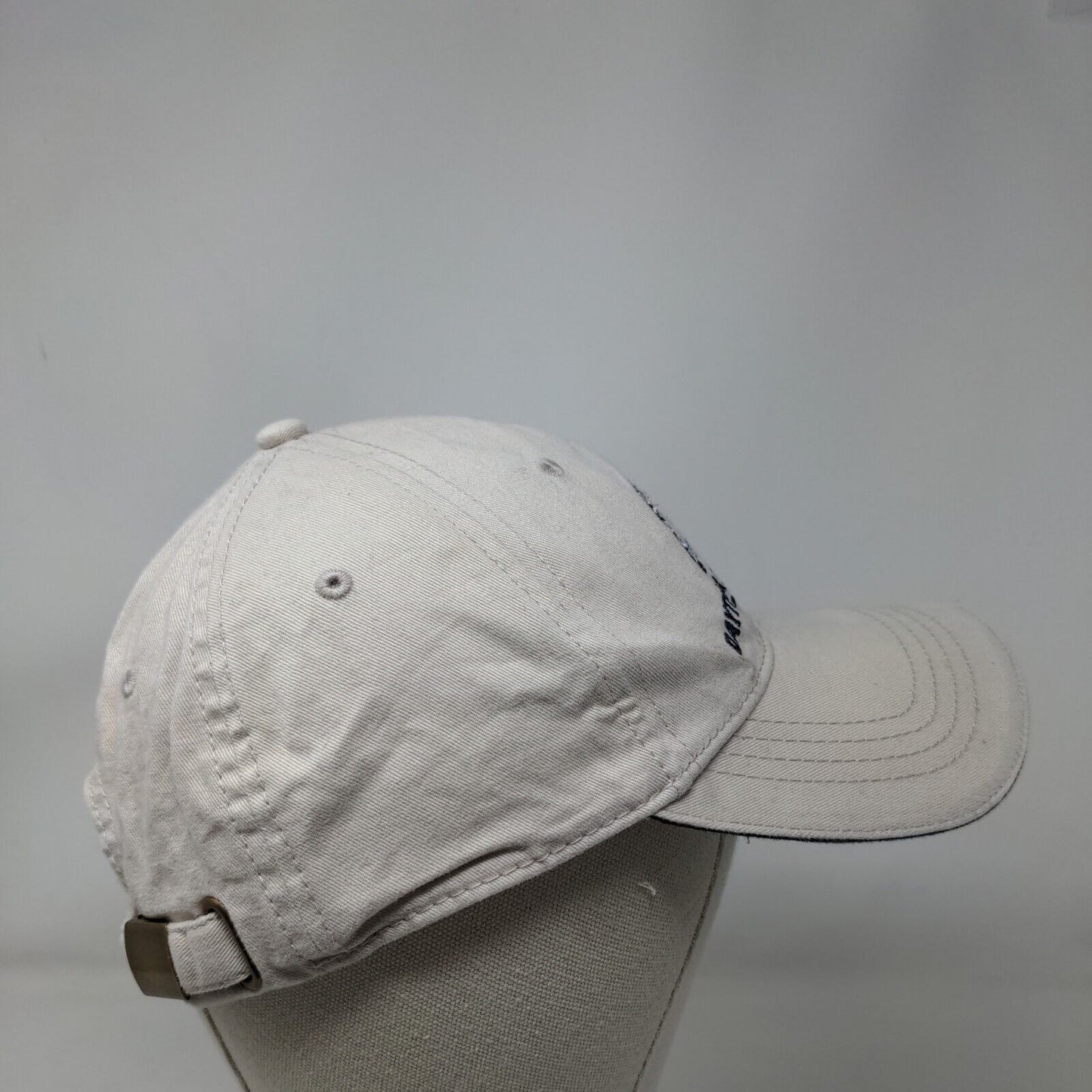 Daytona Beach Florida Paradise Found Slideback Hat Tan Embroidered Logo