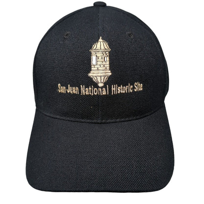 San Juan National Historic Site Strapback Hat Black OSFA Embroidered