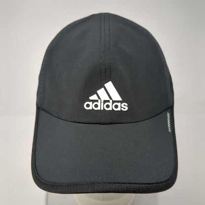 Adidas Aeroready Strapback Hat Black One Size Solid 3 Stripes Running