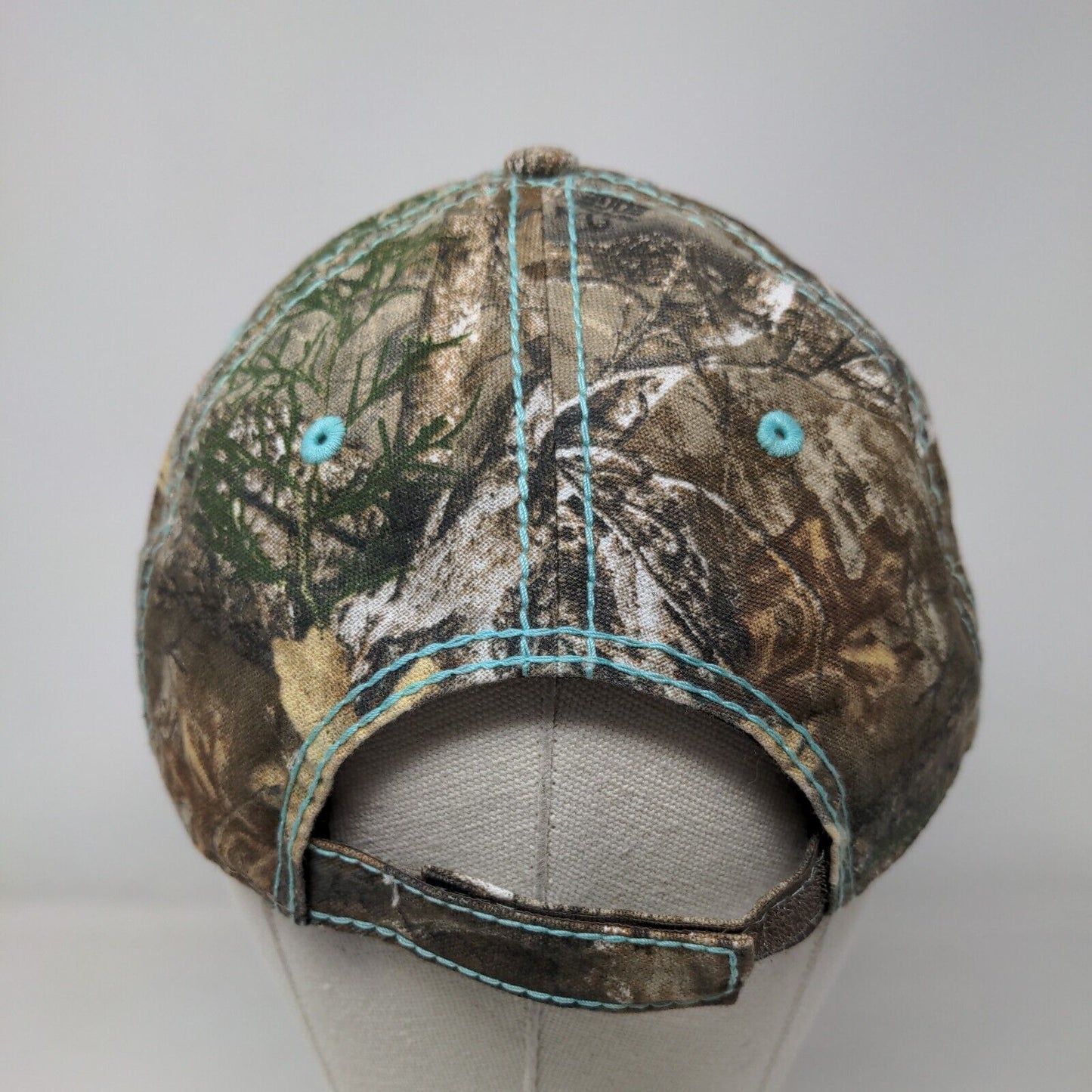 Realtree Strapback Hat Camo One Size Embroidered 6 Panel Outdoor Cap