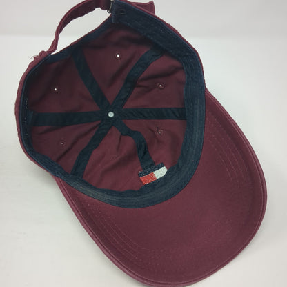 Tommy Hilfiger Logo Slideback Hat Red One Size Embroidered Outdoor