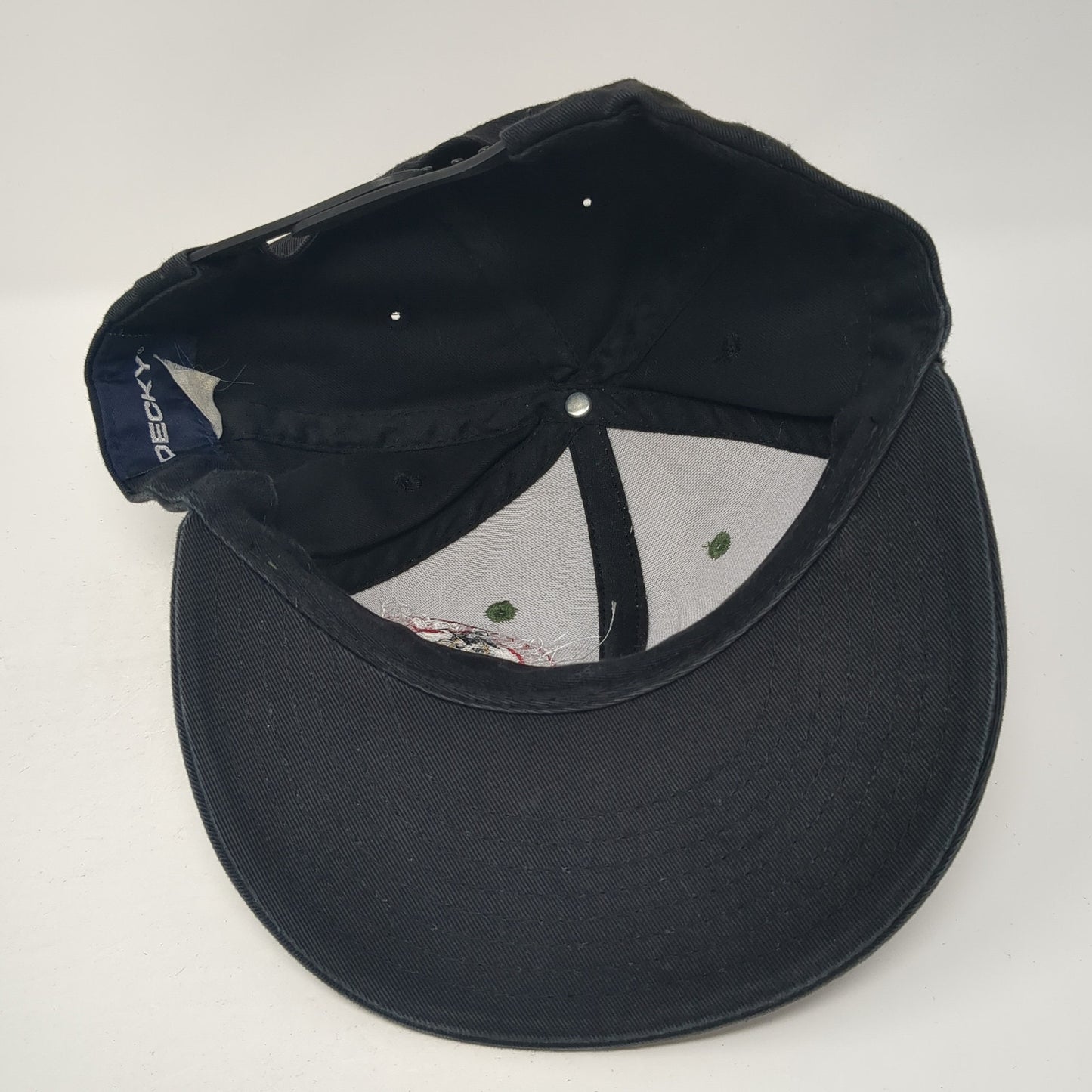 Houndstooth Saloon Snapback Cap Multicolor One Size Adjustable Embroidered Decky