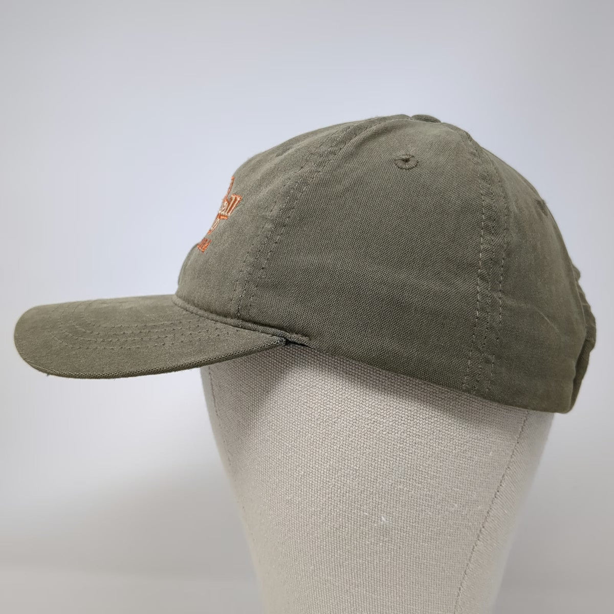 Motorcycle Cannonball Endurance Run Green Baseball Cap One Size Slideback Hat