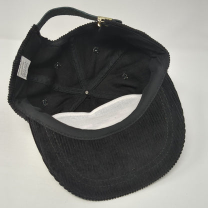 Pacific Rim Construction San Juan Island Snapback Hat Black OS Corduroy Cotton