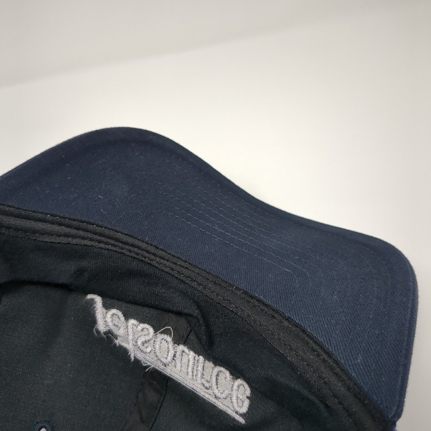 Jetsource Fitted Hat Blue S/M Embroidered Port Authority Solid 6 Panel