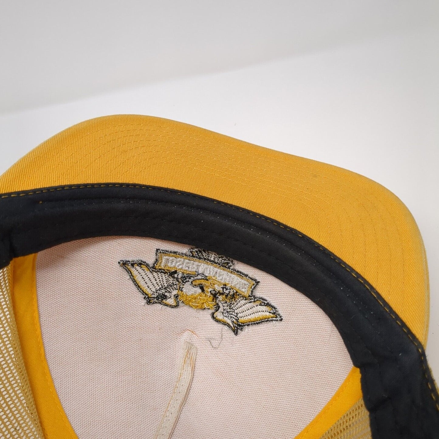 Loser Machine Snapback Trucker Hat Yellow OS Adjustable Embroidered Mesh Back