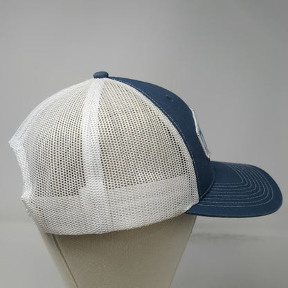 Outdoor Cap Trucker Hat Blue One Size Danone North America Mesh Back Snapback
