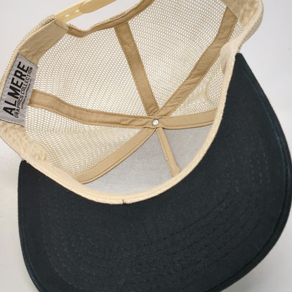 Almere Trucker Hat Beige One Size The Heartbreaker Dice Graphic Snapback Mesh