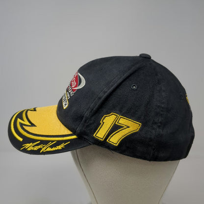 Checkered Flag Sport Baseball Cap Black One Size 2003 NASCAR Matt Kenseth 17 Hat