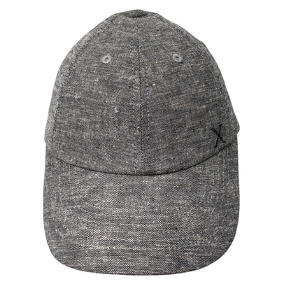 Express Slideback Hat Gray One Size Adjustable Embroidered Vented Holes 6 Panel