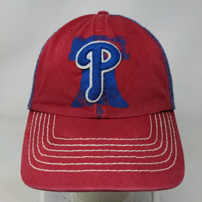 Philadelphia Phillies Slideback Hat Red Blue OS Embroidered Logo MLB '47 Brand