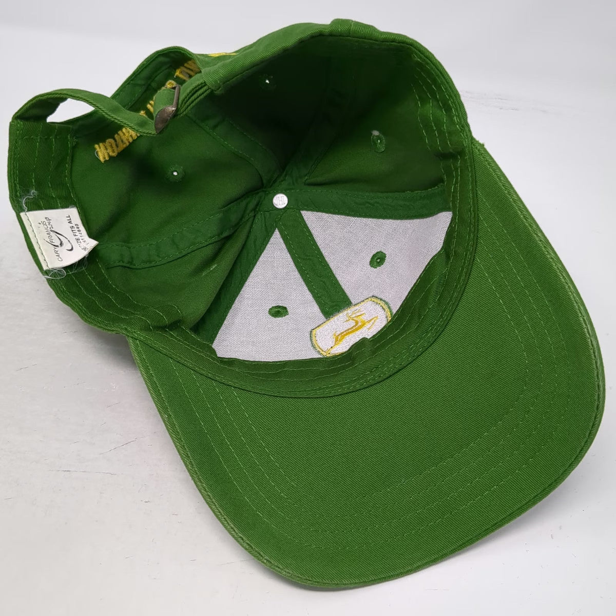 John Deere Baseball Cap Green One Size Slideback Owners Edition Logo Cotton Hat