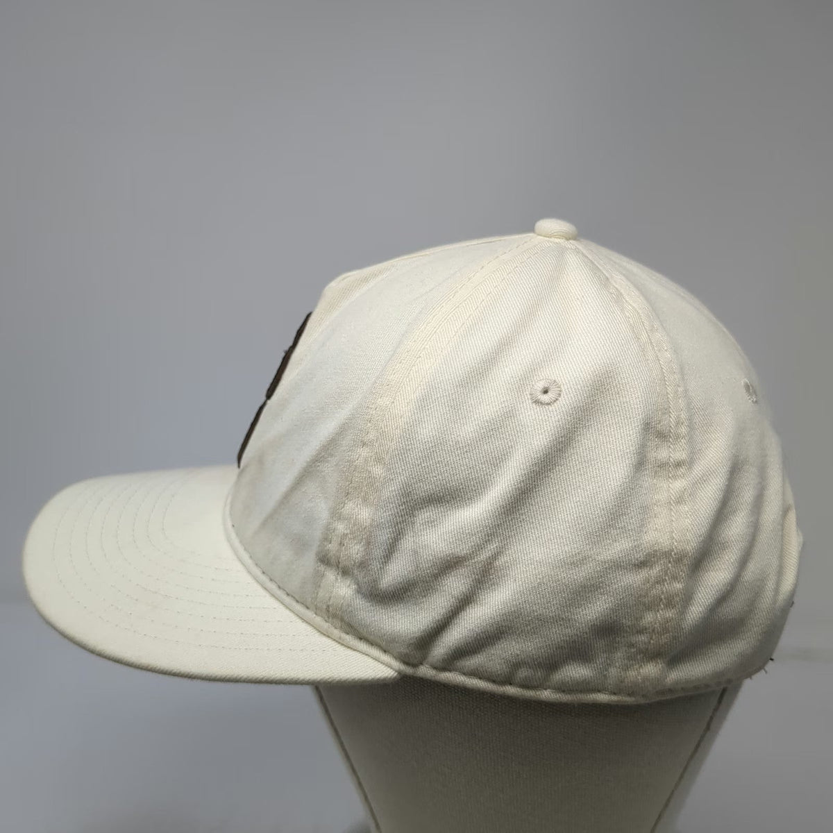 Punk Inc 5 Panel Beige Hat One Size Intertwined BS Logo Eli Sux Snapback Cotton
