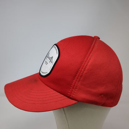 Red 5 Panel Hat One Size Golden Gate Bridge District Redeck Project Snapback CA
