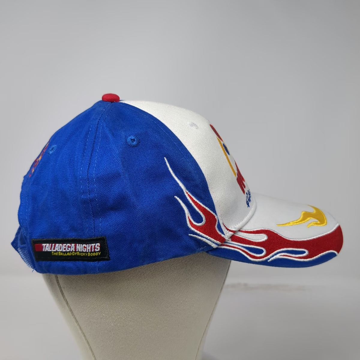 Wonder Bread Ricky Bobby 26 Talladega Nights Blue Flame Baseball Cap OSFM Hat