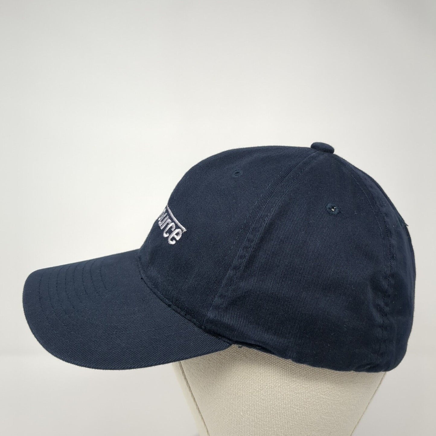 Jetsource Fitted Hat Blue S/M Embroidered Port Authority Solid 6 Panel