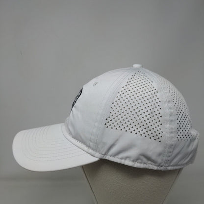 Valencia Trails Racquet Club Strapback Hat White OSFM Laser Cut New Era