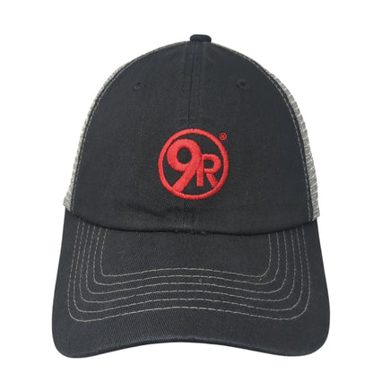 9R Slideback Trucker Hat Black One Size Mesh Back Colorblock Sportsman