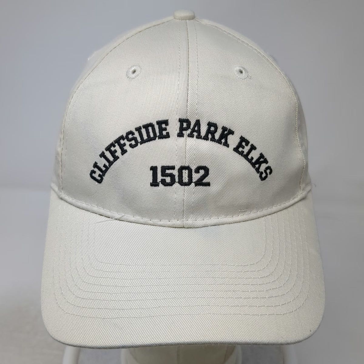 Port Authority Cliffside Park Elks 1502 Baseball Cap Beige OSFM Hat Fraternal