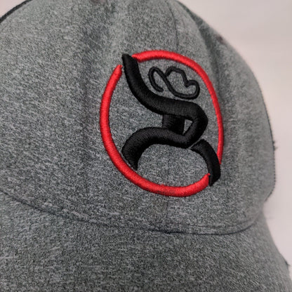 Get Your Hooey Snapback Mesh Back Trucker Hat Gray One Size Colorblock