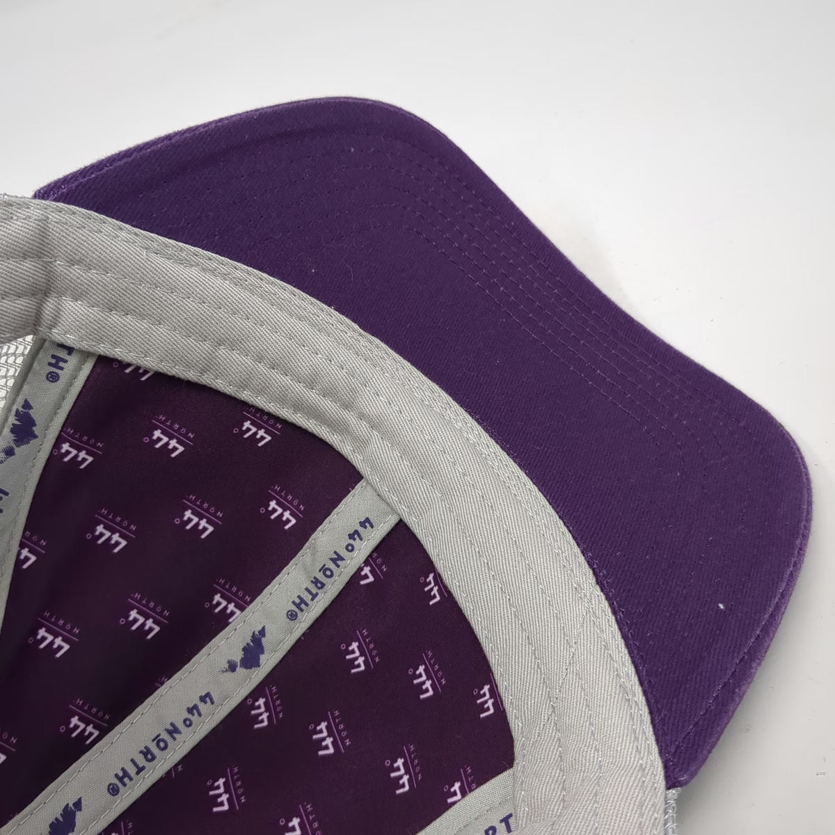 Namebrand Baseball Cap Purple One Size Strapback Idaho 44 North Vodka Hat Mesh