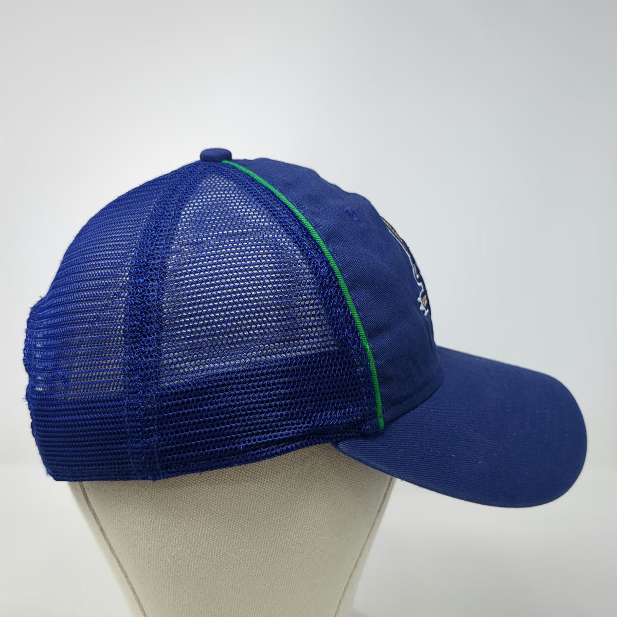 New Era 9TWENTY Hartford Yard Goats MiLB Blue One Size Trucker Hat Mesh Snapback