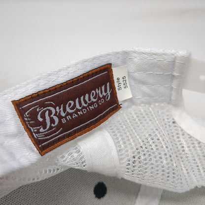 Brewery Branding Co Trucker Hat Black One Size Washougal WA Patch Mesh Snapback