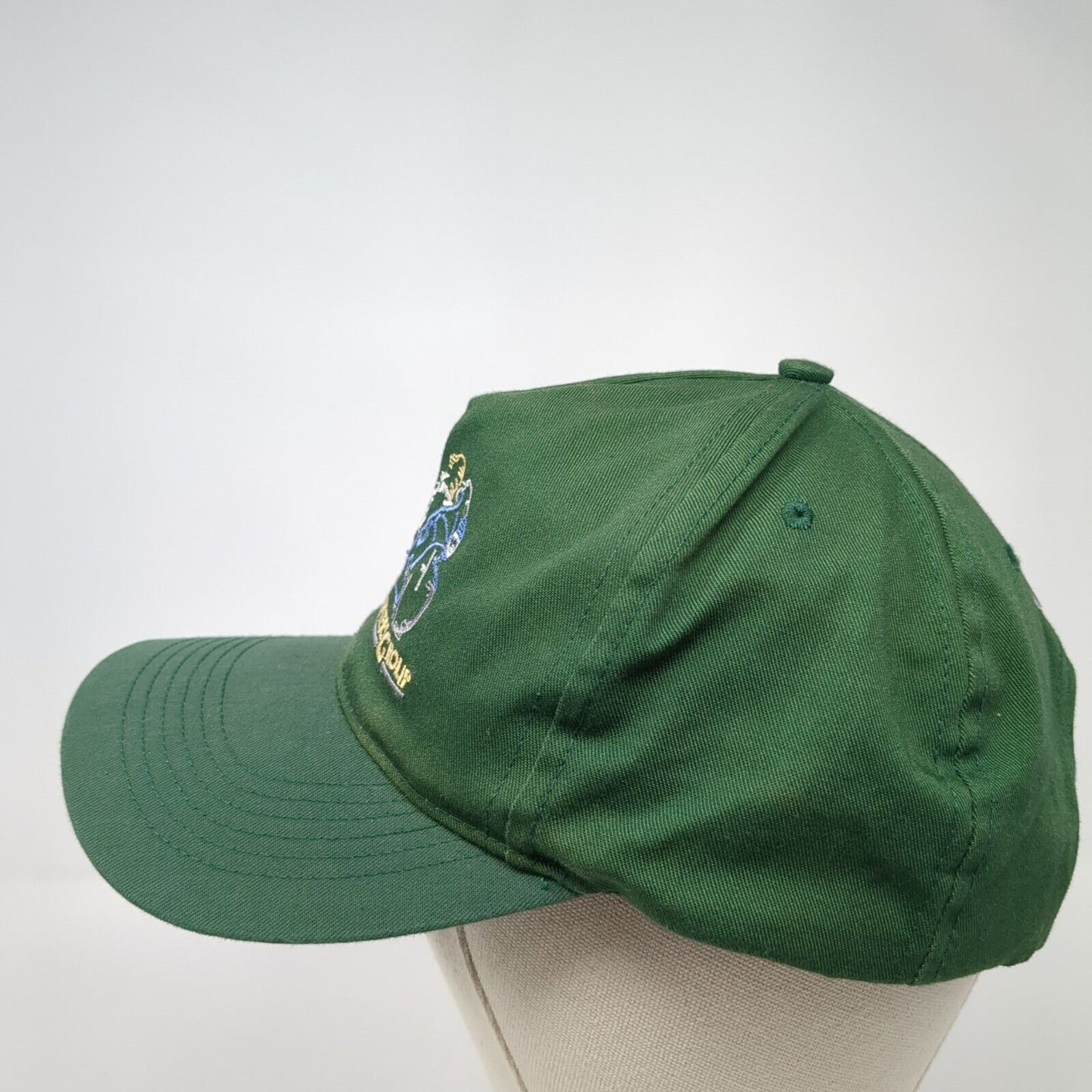 Concours Owners Group Snapback Hat Green One Size Solid Adjustable