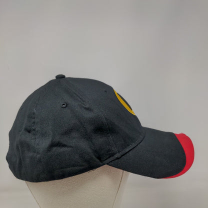 Letter Q Strapback Hat Black One Size Embroidered 6 Panel Cap America