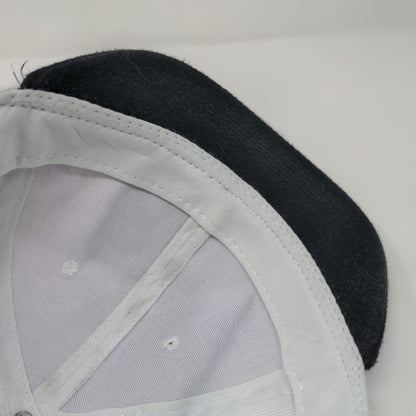 BAE Patch Snapback Hat White One Size Adjustable Colorblock 6 Panel