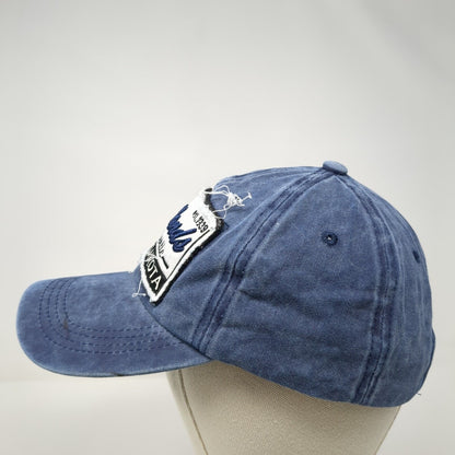Badlands South Dakota Patch Strapback Hat Blue One Size Adjustable