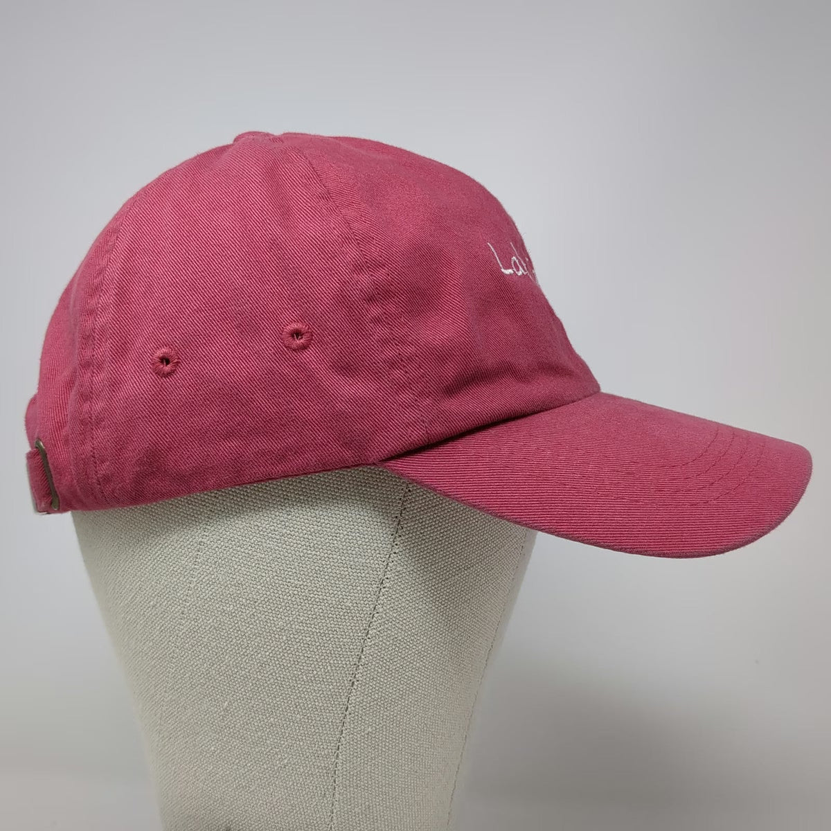 Sansegal Baseball Cap Red One Size Lake Tahoe CA Adjustable Slideback Cotton hat