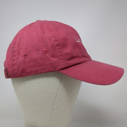 Sansegal Baseball Cap Red One Size Lake Tahoe CA Adjustable Slideback Cotton hat