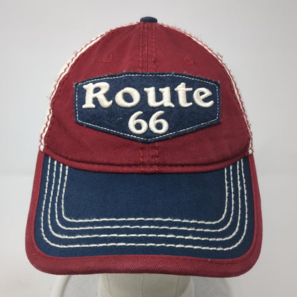 Route 66 Slideback Hat Multi One Size Embroidered Colorblock Jacobson