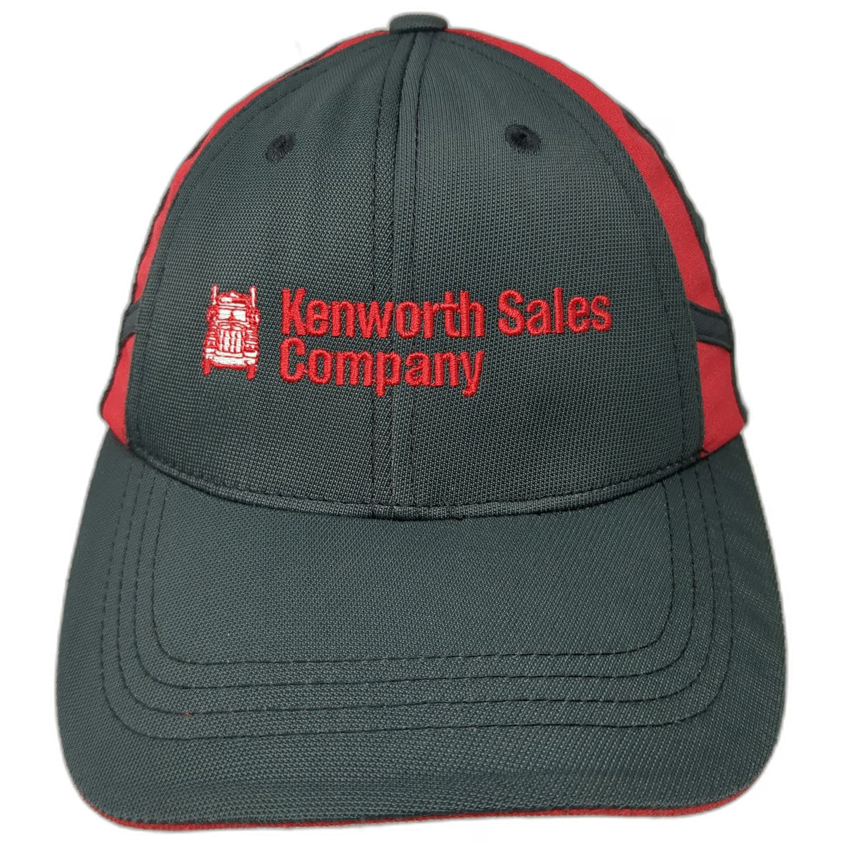 Sport-Tek Baseball Cap Black Red One Size Kenworth Sales Company Truck Logo Hat