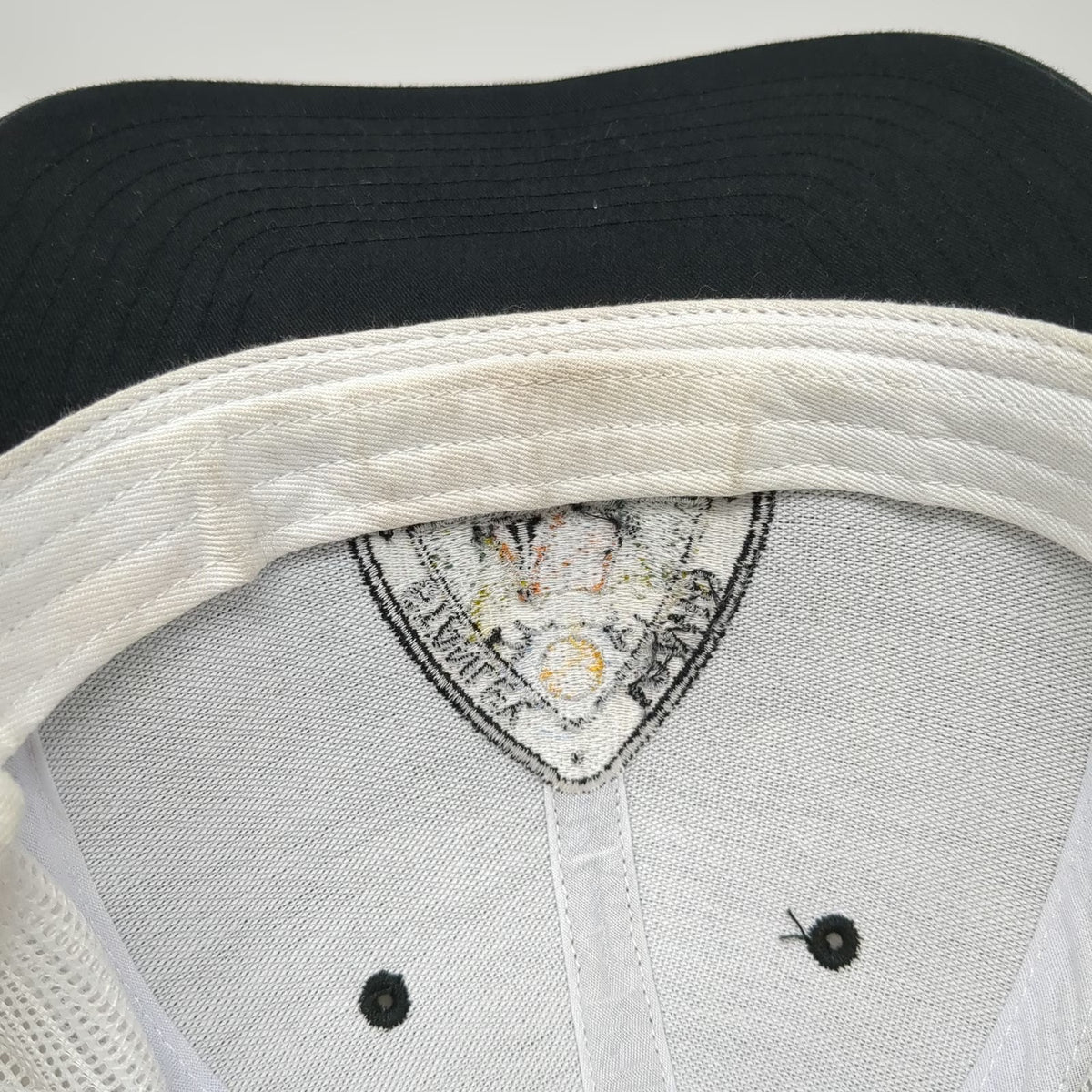 Richardson Trucker Hat Black White One Size Sawtooth Mtns Stanley Idaho Patch