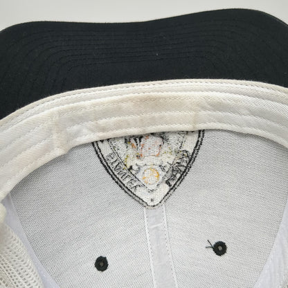 Richardson Trucker Hat Black White One Size Sawtooth Mtns Stanley Idaho Patch