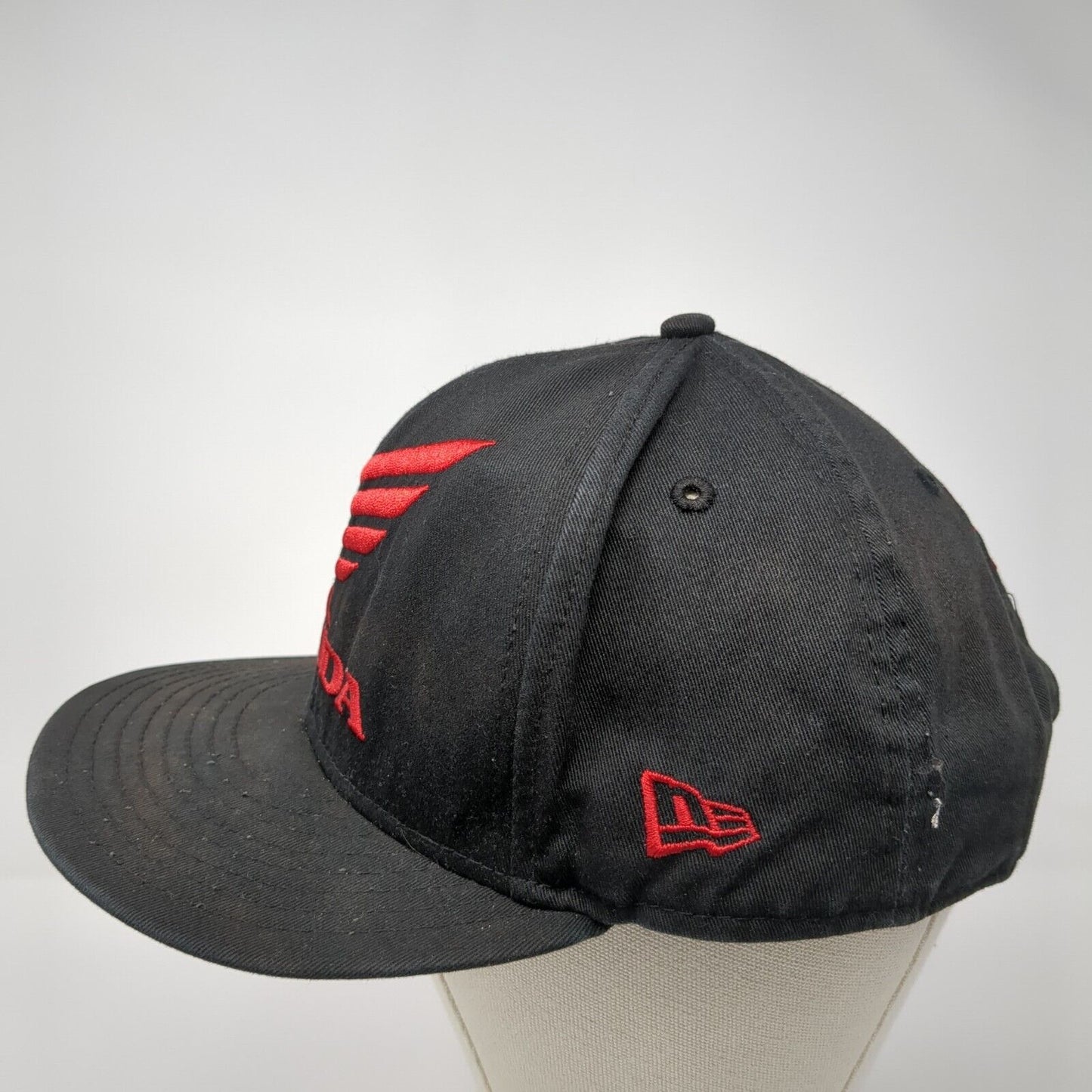 Honda Troy Lee Designs Snapback Hat Black OS Adjustable Embroidered New Era
